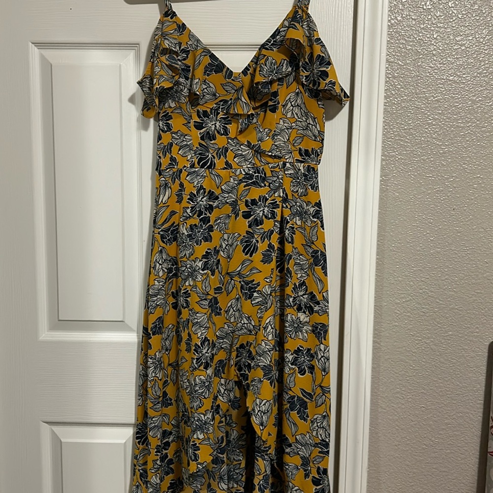 Iz Byer Off the Shoulder Floral Dress Size M